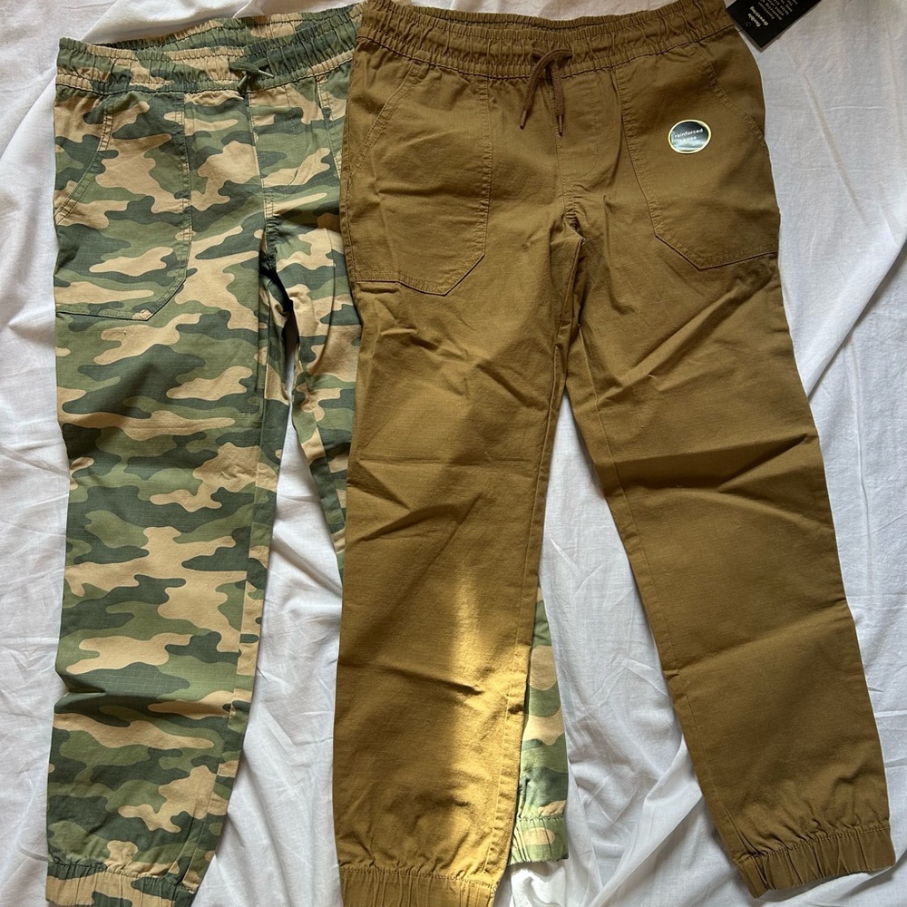art class Camouflage and Tan Jogger Pants - Two Pairs
